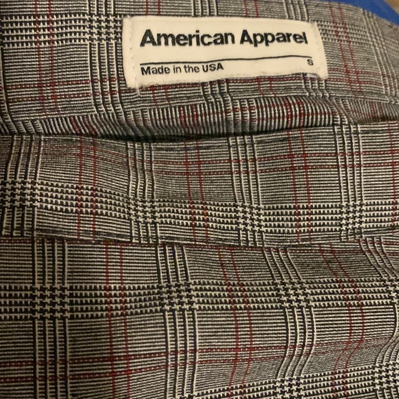 American Apparel Plaid Mini Skirt Small AA - Picture 2 of 4